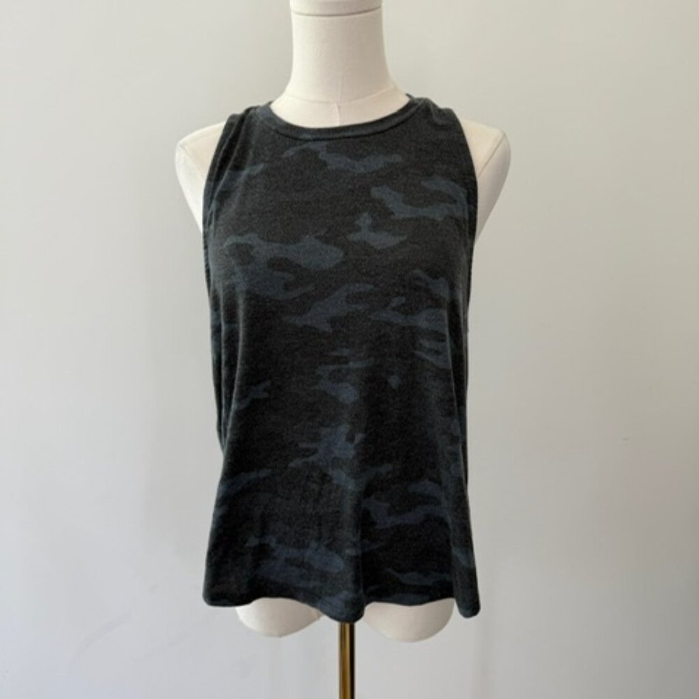 Blue and Gray Tank Top